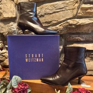 Stuart Weitzman Apollo Cola Calf boot. Size 7.5W. Dark brown . Asking $165